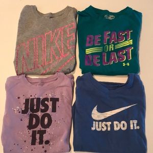 Bundle of Nike/ Under Armour Tees